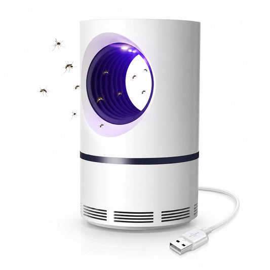 Lámpara Antimosquitos LED UV con Sistema de Succión USB